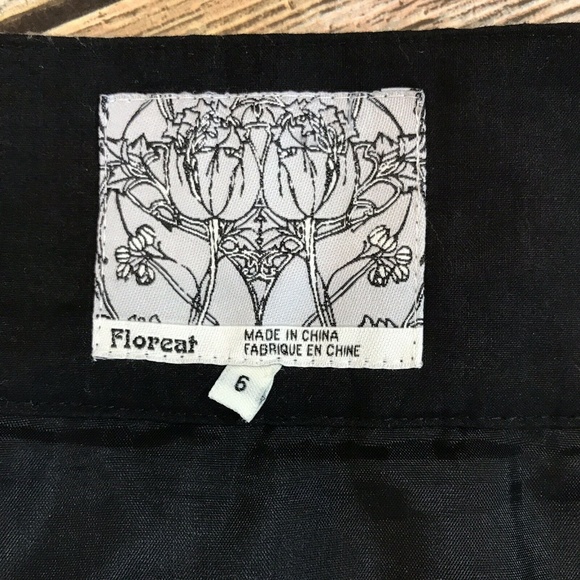 Anthropologie Floreat Charente Lace Overlay Skirt - Picture 7 of 8